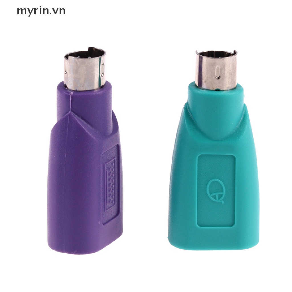 1 Cặp Đầu Chuyển Đổi Chuột Và Bàn Phím PS2 Sang PS / 2 usb