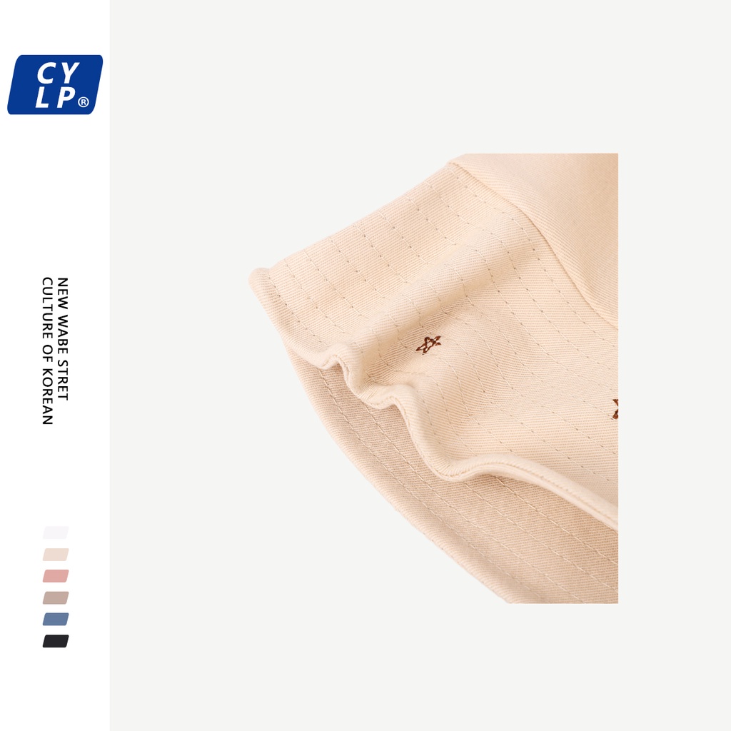 Nón Tai Bèo Thêu Họa Tiết Hoạt Hình Dễ Thương Phong Cách Hàn Quốc Thời Trang Xuân Hè Cho Nữ