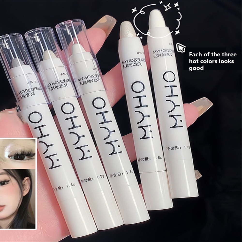 Dika Lu Highlighter Matte Highlighting Undercover Pencil Phấn Mắt Màu Ngọc Trai Chống Nước Lâu Trôi Rouge PK Judydoll .