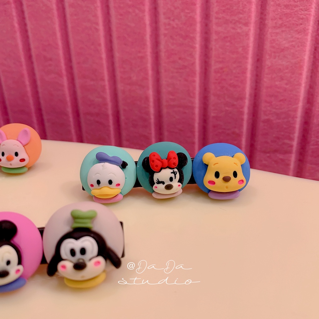 Kẹp Tóc Hình Nhân Vật Hoạt Hình Disney Đáng Yêu