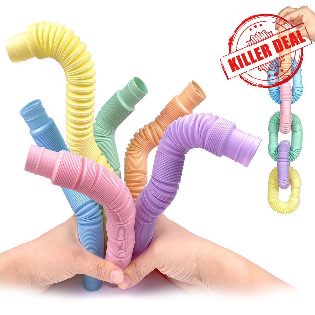 Đồ Chơi Ống Kéo Căng Ống Nhiều Màu Sắc B7 Dành Cho Trẻ Em