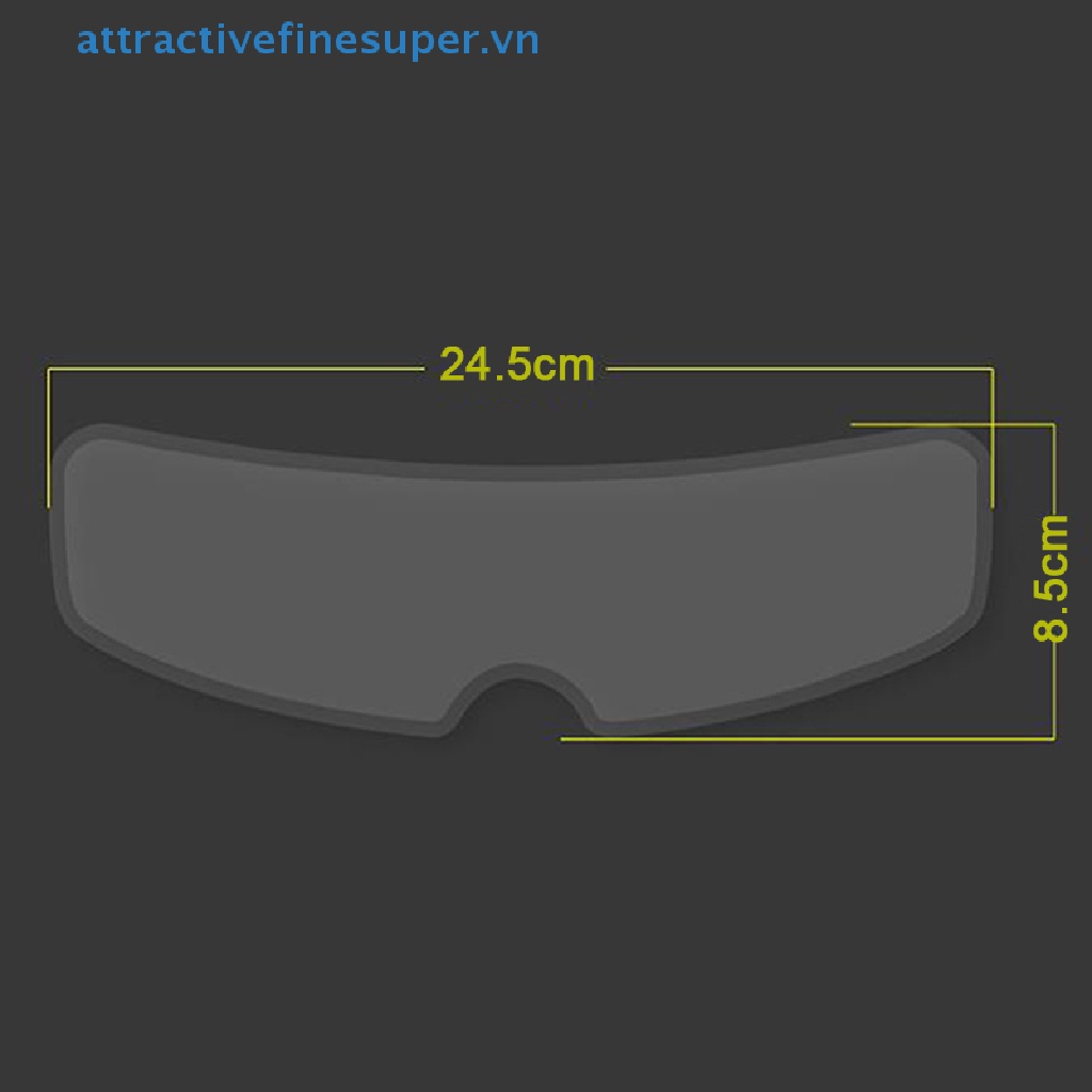 Afs Phim Dán Bảo Vệ Mũ Bảo Hiểm Chống Sương Mù Thông Dụng Cho Xe Máy