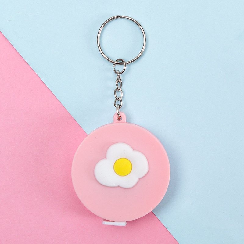 Thước dây cuộn đa năng 150 cm khắc hai mặt có thể thu gọn tiện lợi thiết kế hoạt hình dễ thương MiniCat DAY671