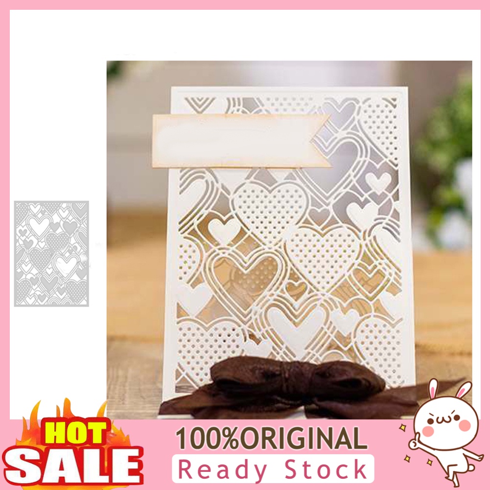 Khuôn Cắt Giấy Kim Loại Hình Trái Tim