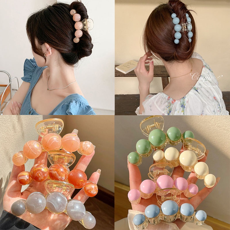 Kẹp Tóc Đính Hạt Nhiều Màu Thời Trang Cao Cấp Cho Nữ