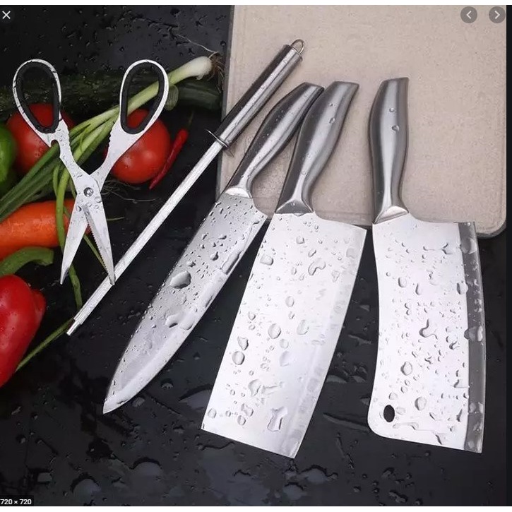 Bộ Dao Làm Bếp Nhật Bản làm Từ Inox Bền Đẹp, Chống Gỉ Sét, Chống Ăn Mòn - Gia dụng Nam Định
