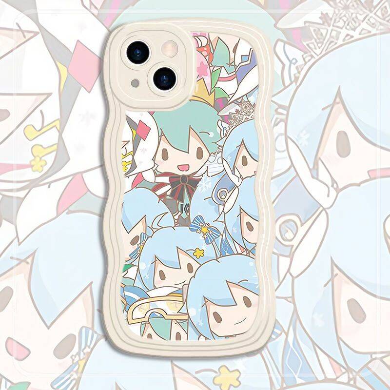 Ốp Điện Thoại Silicon Chống Rơi Hình Hatsune Miku Cho iphone 14 13 12 11 PRO MAX X XR XS MAX 8 7 6S PLUS SE 2020