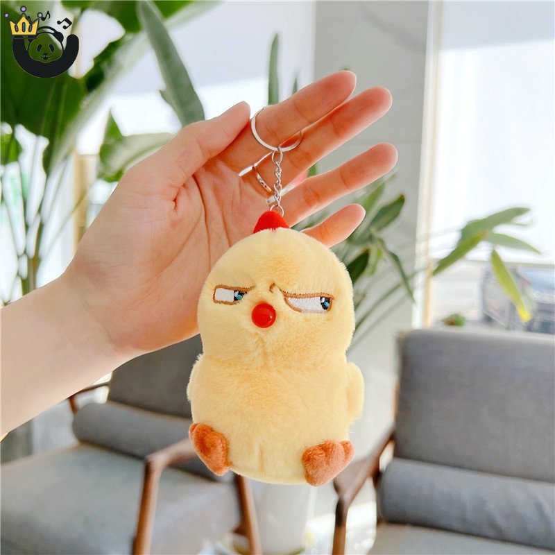 Móc Khóa Gà Nhồi Bông Đáng Yêu Mềm Mại Jp5