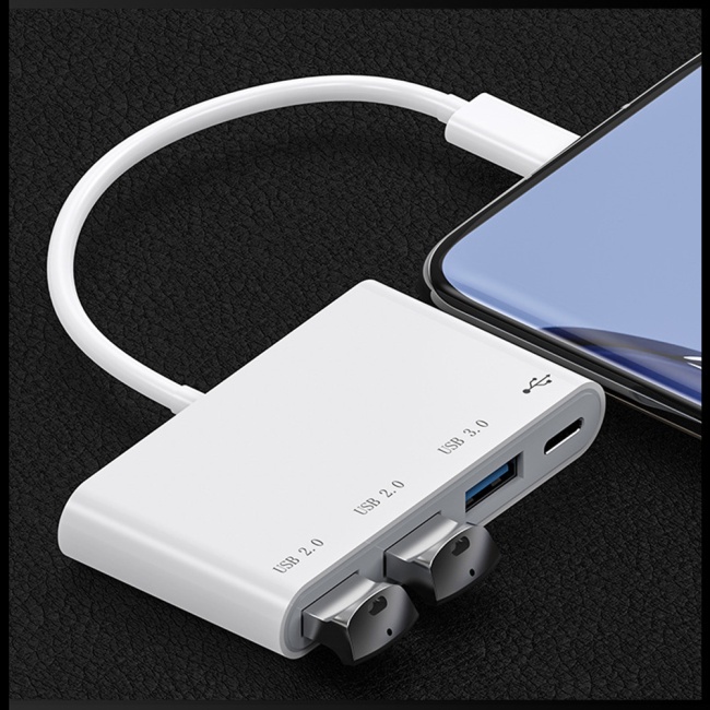 Bộ Chia 4 Cổng Usb 3.0 Type C Cho Tay Cầm Chơi Game