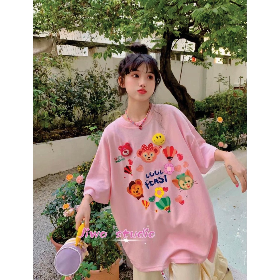 Áo Thun TN QC In Hình Cute - E132