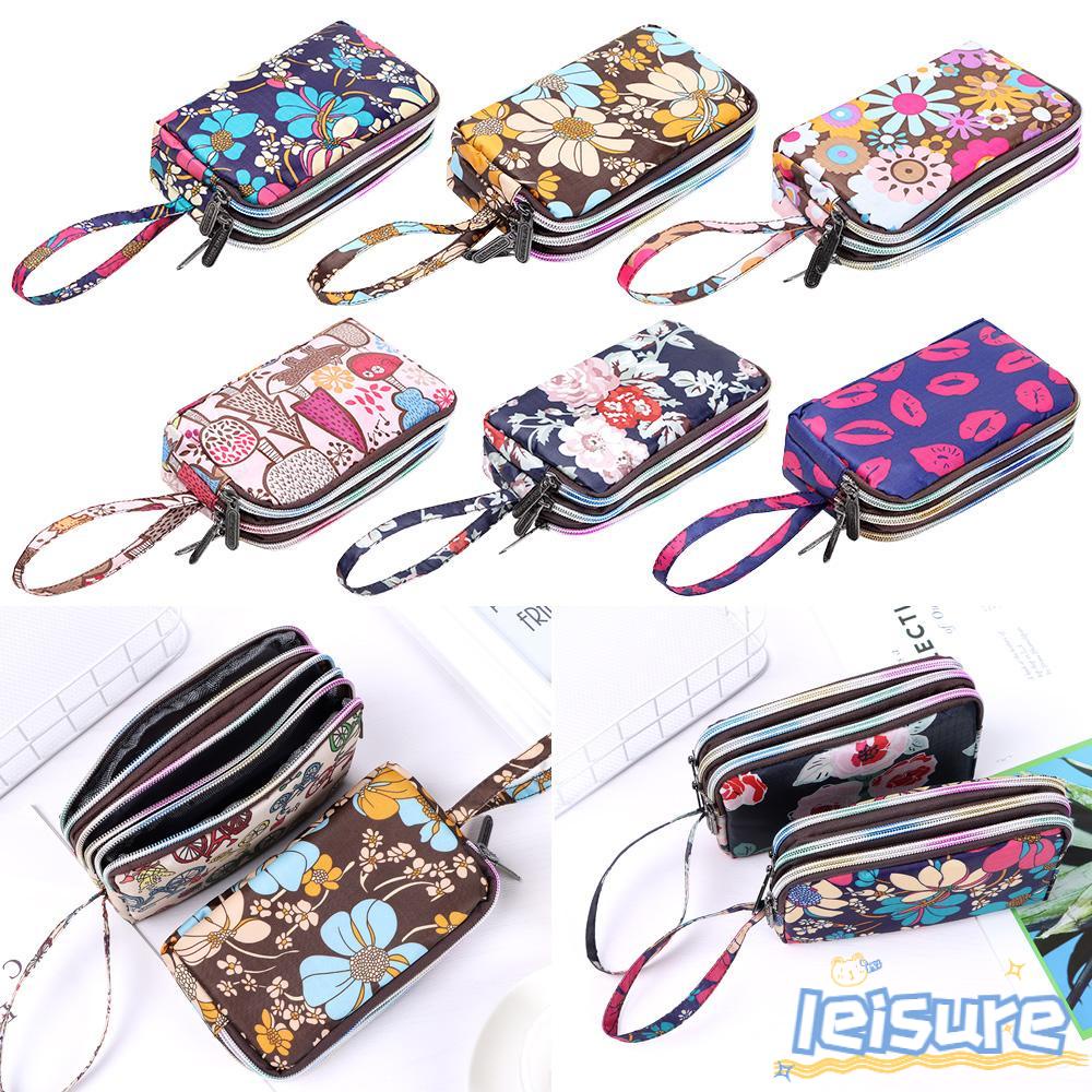 Ví Dài Cầm Tay Ba Ngăn Chống Thấm Nước Thời Trang Cho Nữ