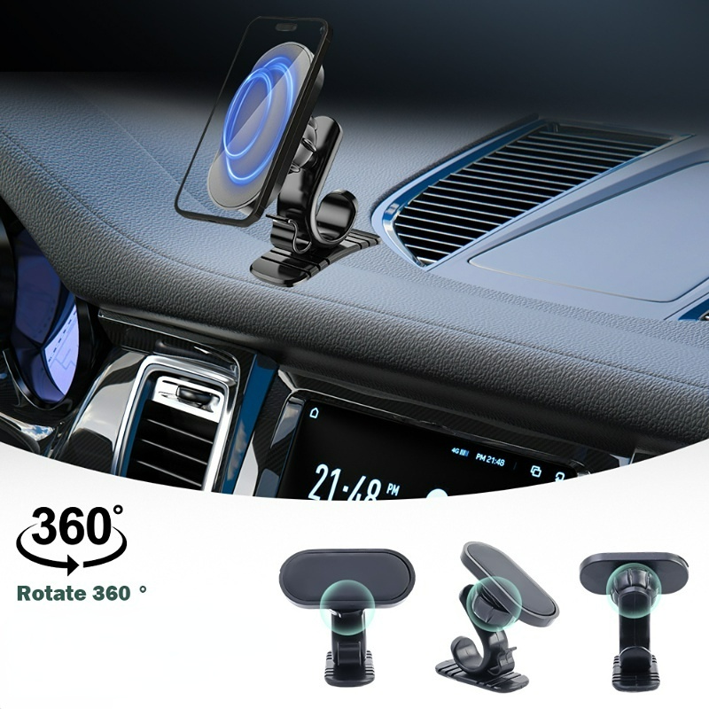 Giá Đỡ Điện Thoại D6 Hít Nam Châm Tự Dính Xoay 360 Độ Chống Trượt Thông Dụng Cho Xe Hơi ° Máy Quay Có Thể Xoay Được