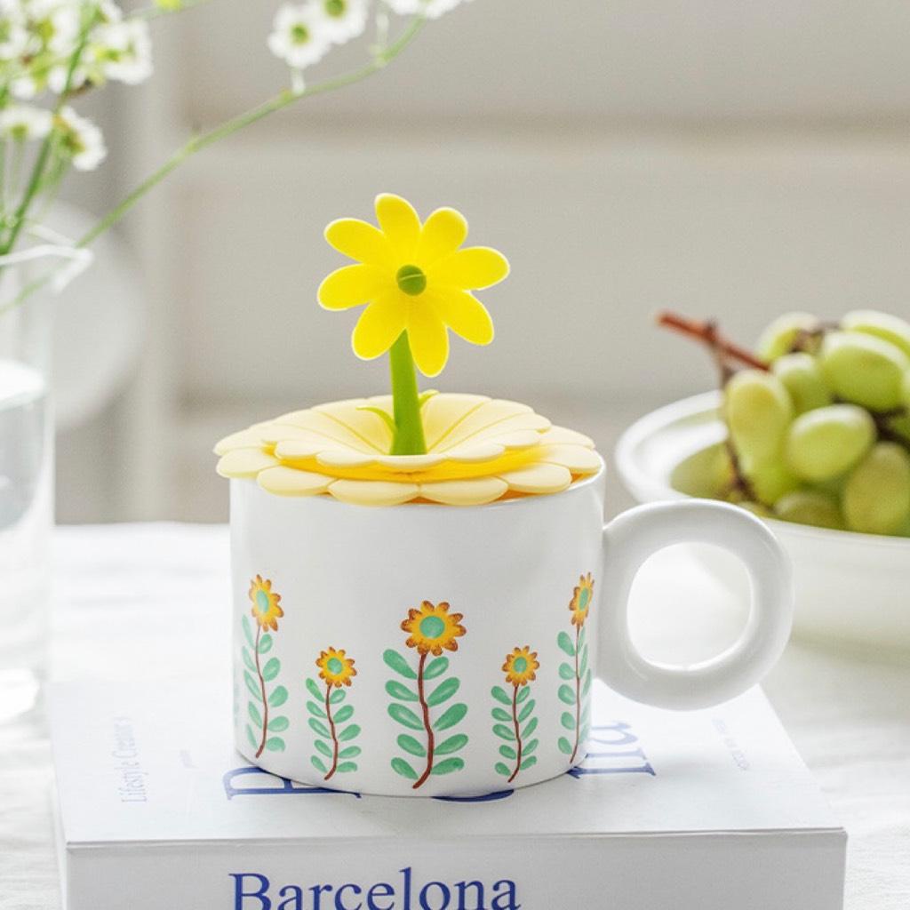 Hộp quà cốc, hoa, thiệp và đèn nháy cao cấp Sunny Gift Meeko