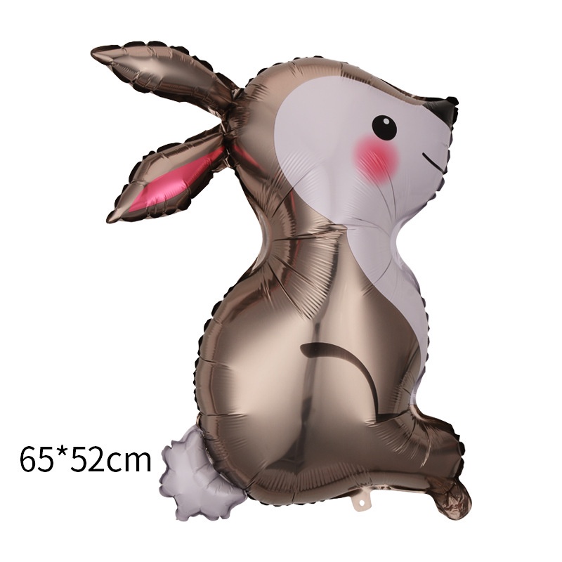 Bong Bóng Màng Nhôm Hình Thỏ / Cà Rốt Hoạt Hình Trang Trí Tiệc Sinh Nhật