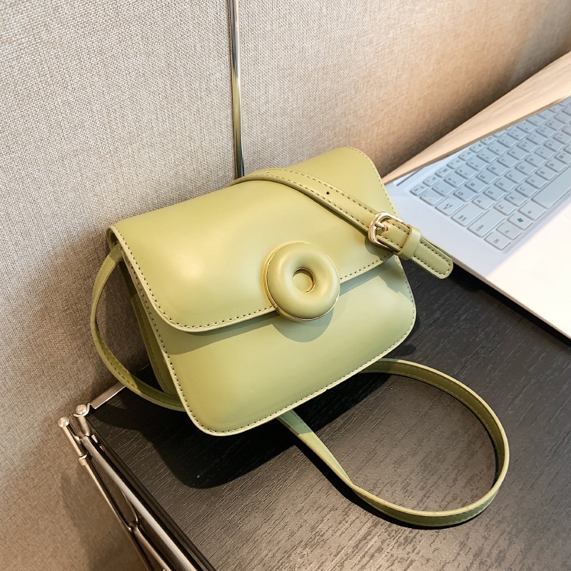 Túi Đeo Vai Hình Vuông Cỡ Nhỏ Màu Trơn Thời Trang Xuân Hè Cho Nữ