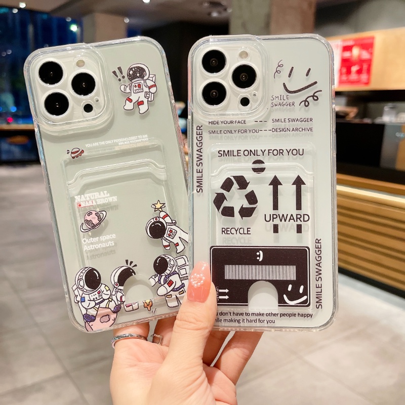 Ốp Điện Thoại Silicon Họa Tiết Hoạt Hình Có Ngăn Đựng Thẻ Cho Realme 10S 10 9i 9 8i 8S 8 7i Pro Plus 5G 4G