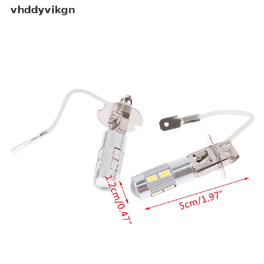 2 Đèn LED H3 Công Suất Cao Chống Sương Mù Cho Xe Hơi