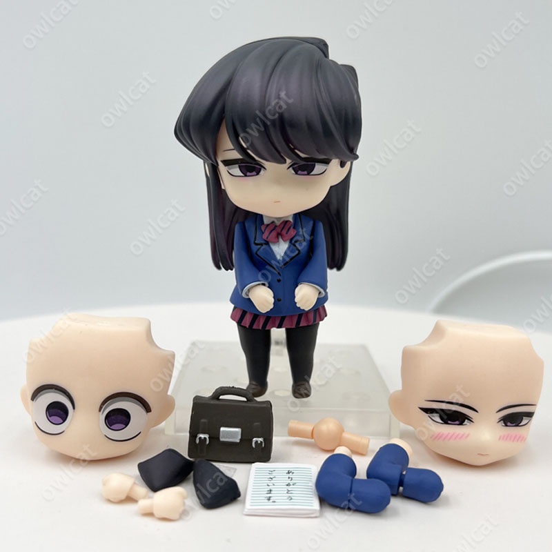 Mô Hình Nhân Vật Shouko Komi  1853# 10cm Action Figure JK Uniform Cat Girl Komi-san Is Bad at Communication Komi Can't Communicate PVC Packed in Box Model Nendoroid