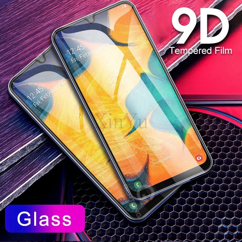 Set 2 Kính Cường Lực 9D Toàn Màn Hình Dùng Cho Samsung Galaxy A54 A34 A24 A04E M52 A33 M31 M51 A22 A32 M62 Ốp