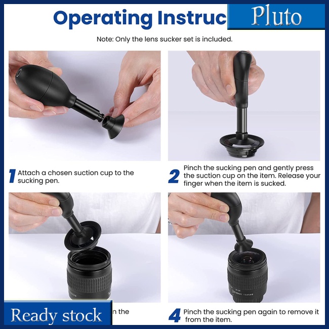 Mới Bộ Dụng Cụ Sửa Chữa Ống Kính Hút Chân Không Chống Tĩnh Điện Có Giác Hút Mạnh