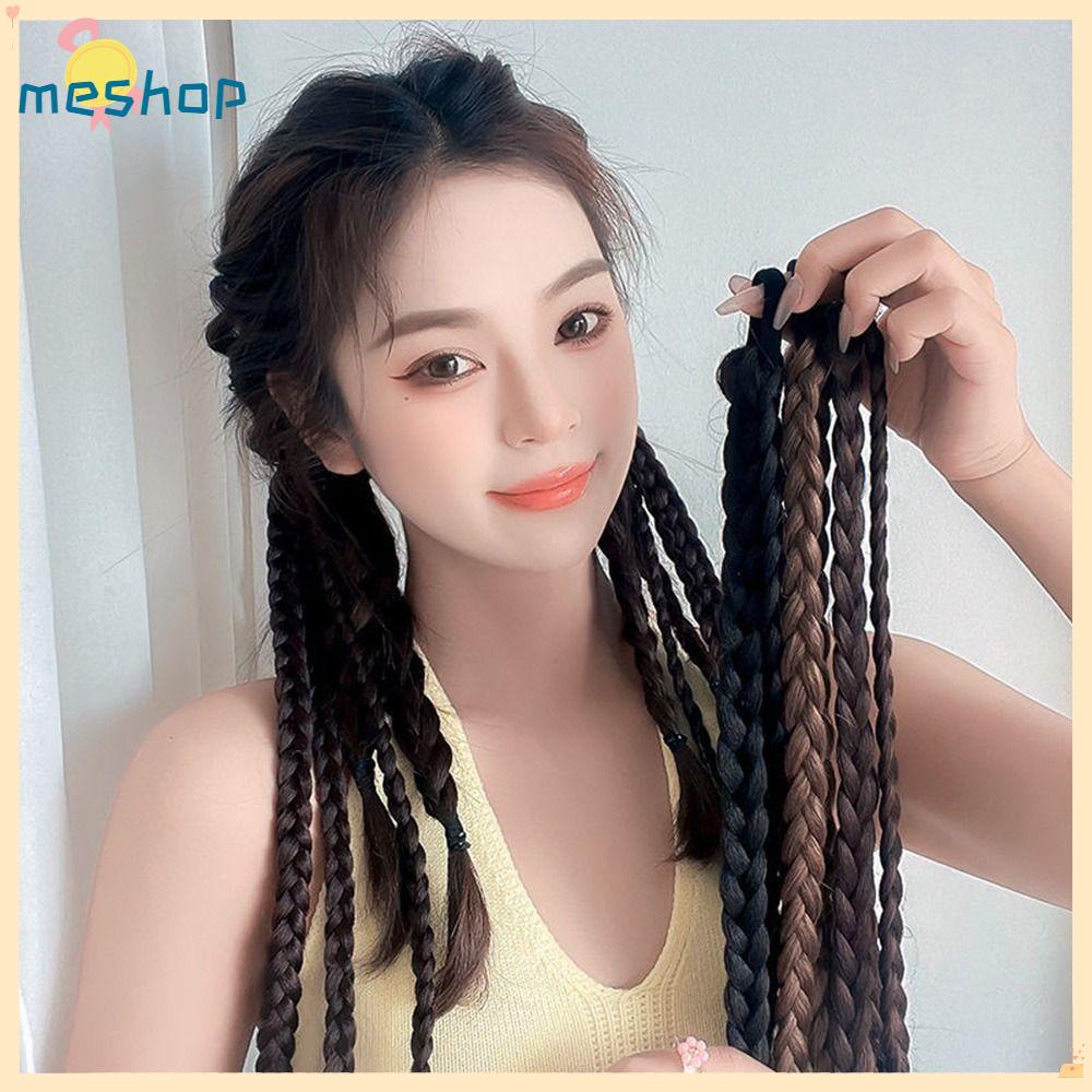 Me Tóc Giả Thắt Bím Đuôi Dài Tập Boxing Mới