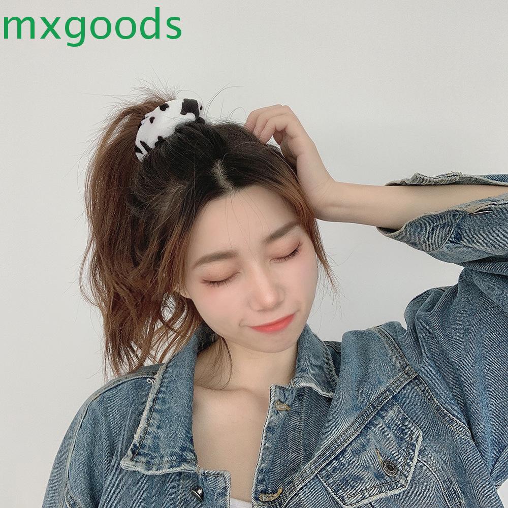 Dây Buộc Tóc Vải Nhung Họa Tiết Thời Trang Cho Nữ