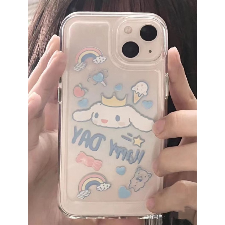 ✅Ốp Điện Thoại Mềm Màu Trong Suốt Hình Chú Chó Yugui Cho iPhone 13 11 12Promax XSmax XR 78Plus