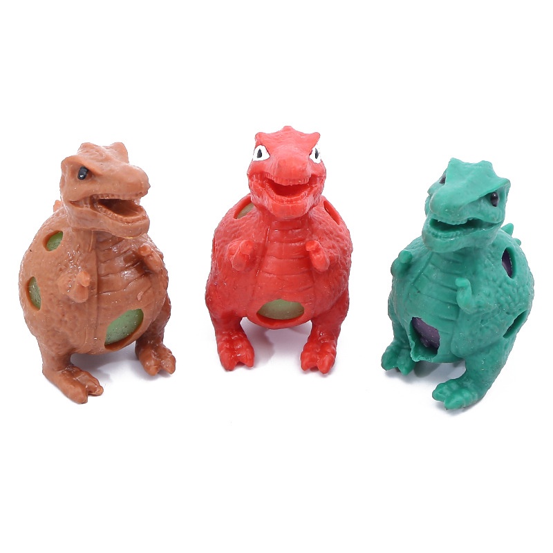 Set 3 Đồ Chơi Squishy Hình Khủng Long Giúp Giảm Căng Thẳng
