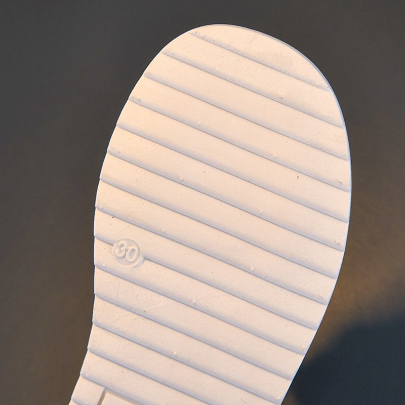 Xăng đan Công Chúa Cổ Cao Bằng Da Khoét Lỗ Size Lớn Màu Hồng Thời Trang Cho Bé Gái