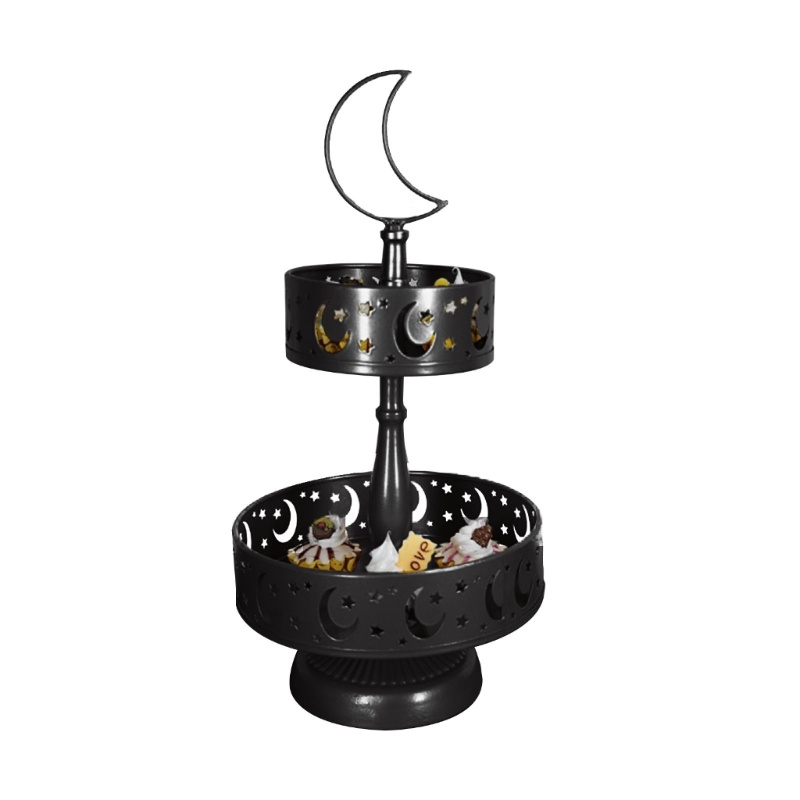 Giá Đỡ Bánh Kem Tráng Miệng 2 Tầng Chất Liệu Sắt Tiện Dụng