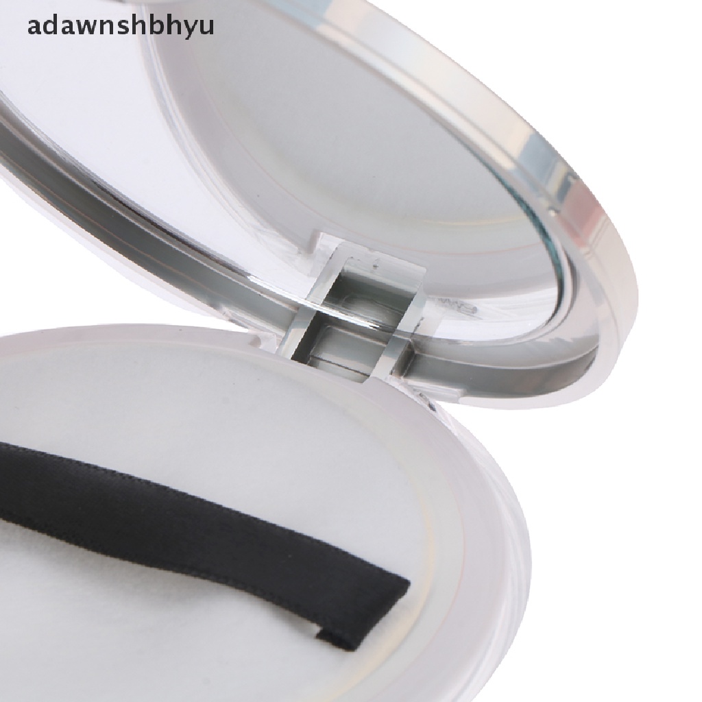 Hộp Đựng Phấn Trang Điểm adawnshbhyu Bằng Nhựa Kèm Mút Xốp Và Muỗng Tiện Dụng