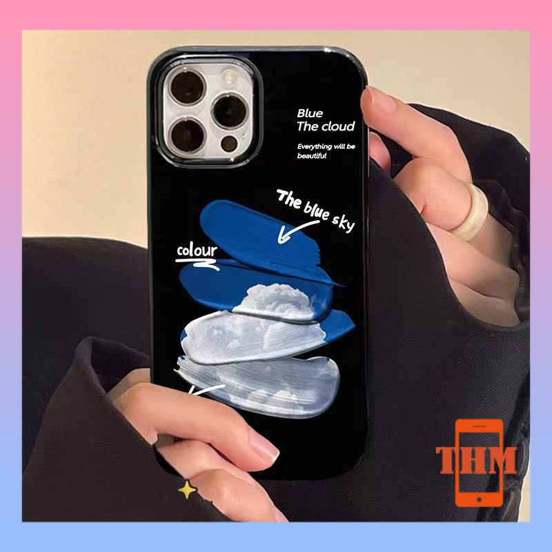 Ốp lưng iphone Màu sắc trời xanh mây trắng,  mềm silicon Cho Iphone 6 / 6S / 6splus / se / 7 / 7plus / 8 / 8plus / X / xs / xsmax / 11 / 12 / 13 / 14 / Plus / Pro / Pro Max-509
