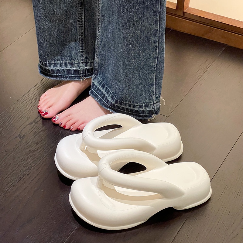 Dép tông đế dày dép nữ mùa hè 2023 thời trang