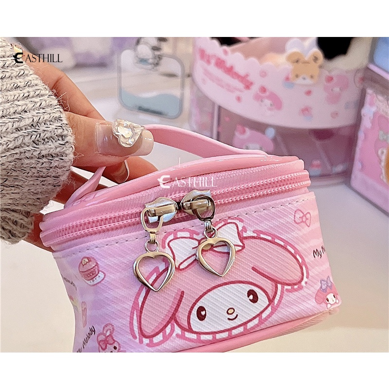 Ví Đựng Tiền Xu Mini Bằng PU Hình Mèo Cinnamoroll Kuromi KT Dễ Thương