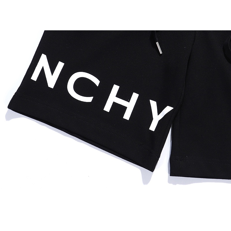 Giv-enc8- Quần Short Vải Len In logo Chữ Phong Cách Đường Phố Cao Cấp Mới Nhất Dành Cho Nam Và Nữ