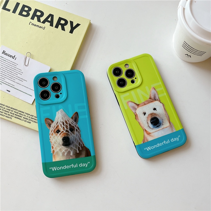 Hoạt Hình Ốp Điện Thoại Mềm Hình Cún Dễ Thương Cho iphone15 15pro 15promax 14promax 14 14pro 13 13pro 13promax 12 12pro 12promax 11