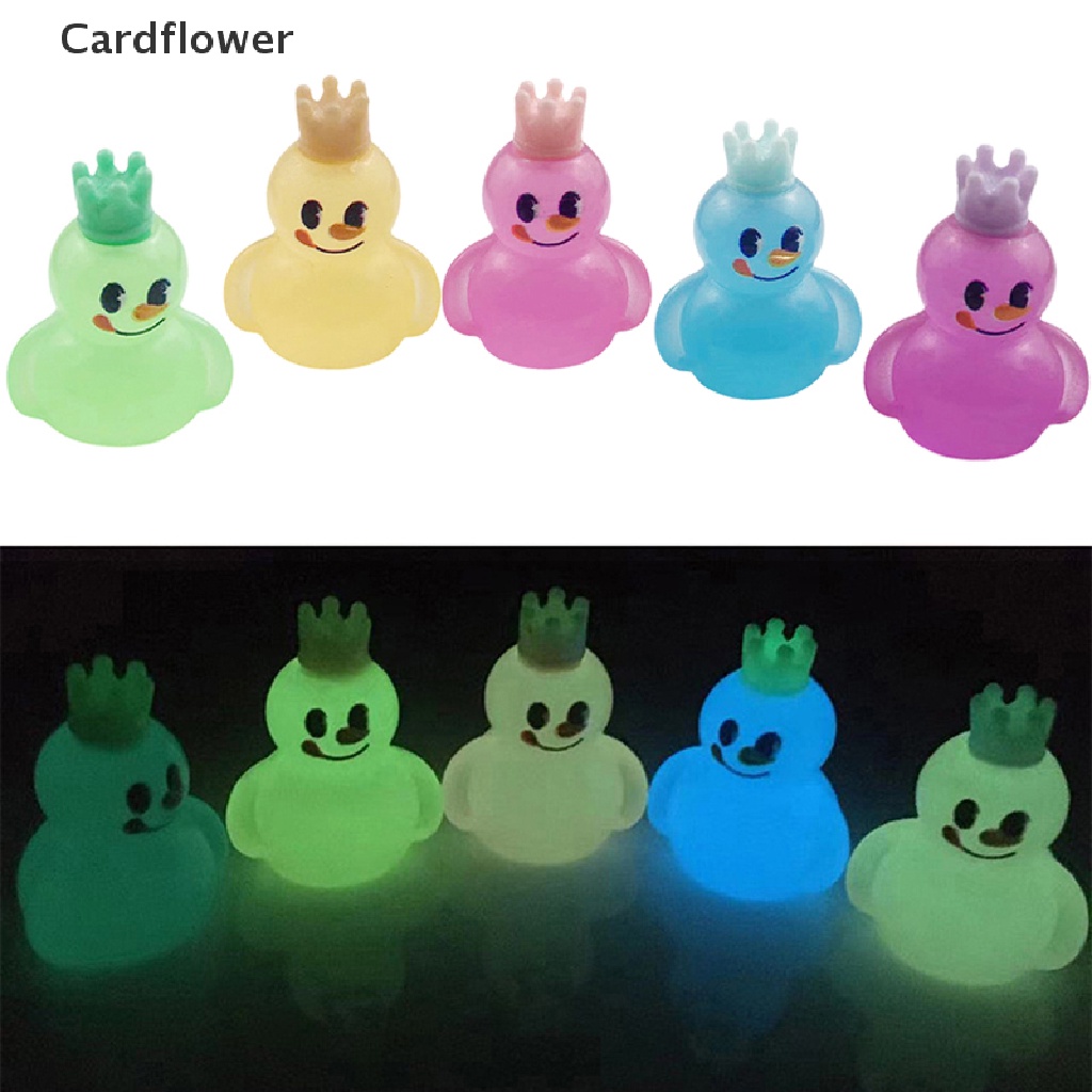 < Cardflower > Bộ 3 Vương Miện Nữ Hoàng Tuyết Dạ Quang Mini Trang Trí Xe Hơi Nhà Cửa DIY Bán Chạy