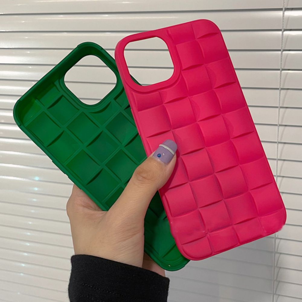 Ốp Điện Thoại TPU Mềm Chống Sốc Họa Tiết Caro Sang Trọng Cho IPhone 14 13 12 11 Pro Max XS XR 8 7 Plus