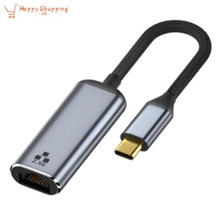 Bộ chuyển đổi usb c ethernet 2.5g 2500mbps 2.5 gigabit type c sang lan rj45 cho macbook ipad pro usb 3.0