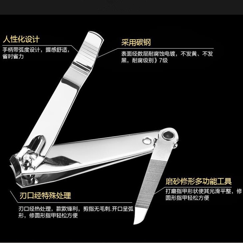 Kềm Cắt Móng Tay / Chân Bằng Thép Không Gỉ Nhỏ Tiện Dụng