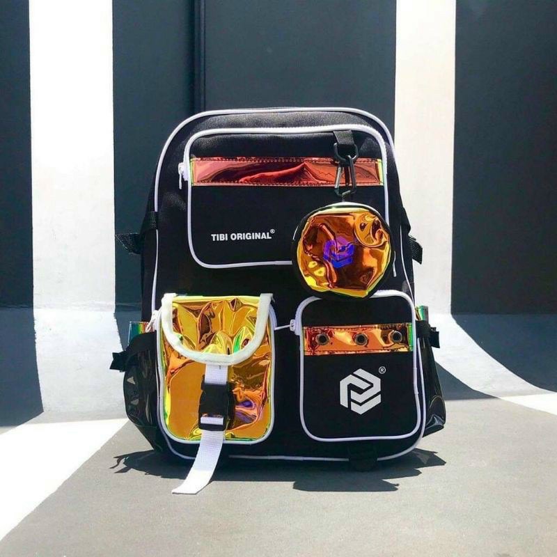 ⚡️[Siêu Hot] BALO TIBII BACKPACK thời trang Unisex nhiều ngăn màu đa dụng và cá tính