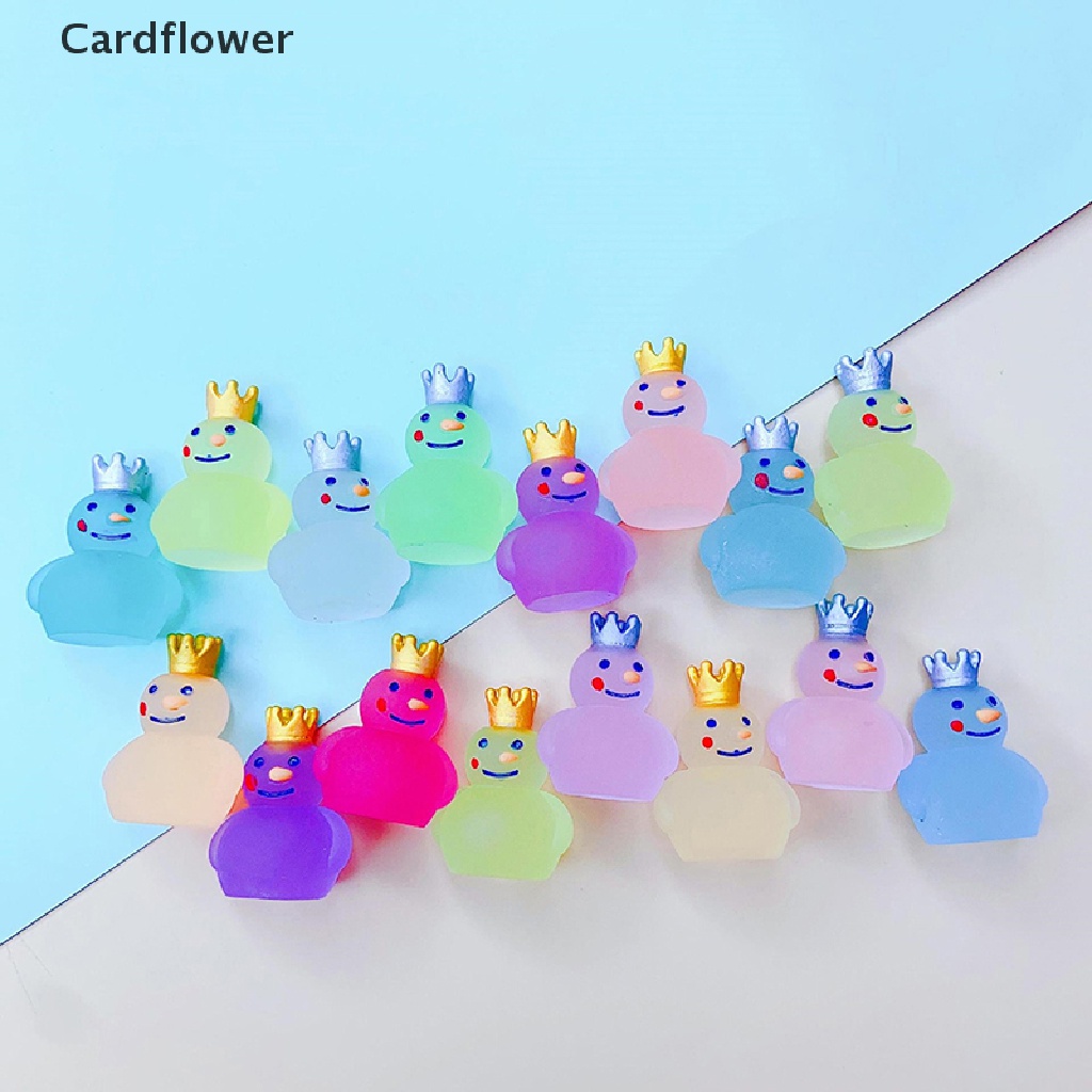 < Cardflower > Bộ 3 Vương Miện Nữ Hoàng Tuyết Dạ Quang Mini Trang Trí Xe Hơi Nhà Cửa DIY Bán Chạy