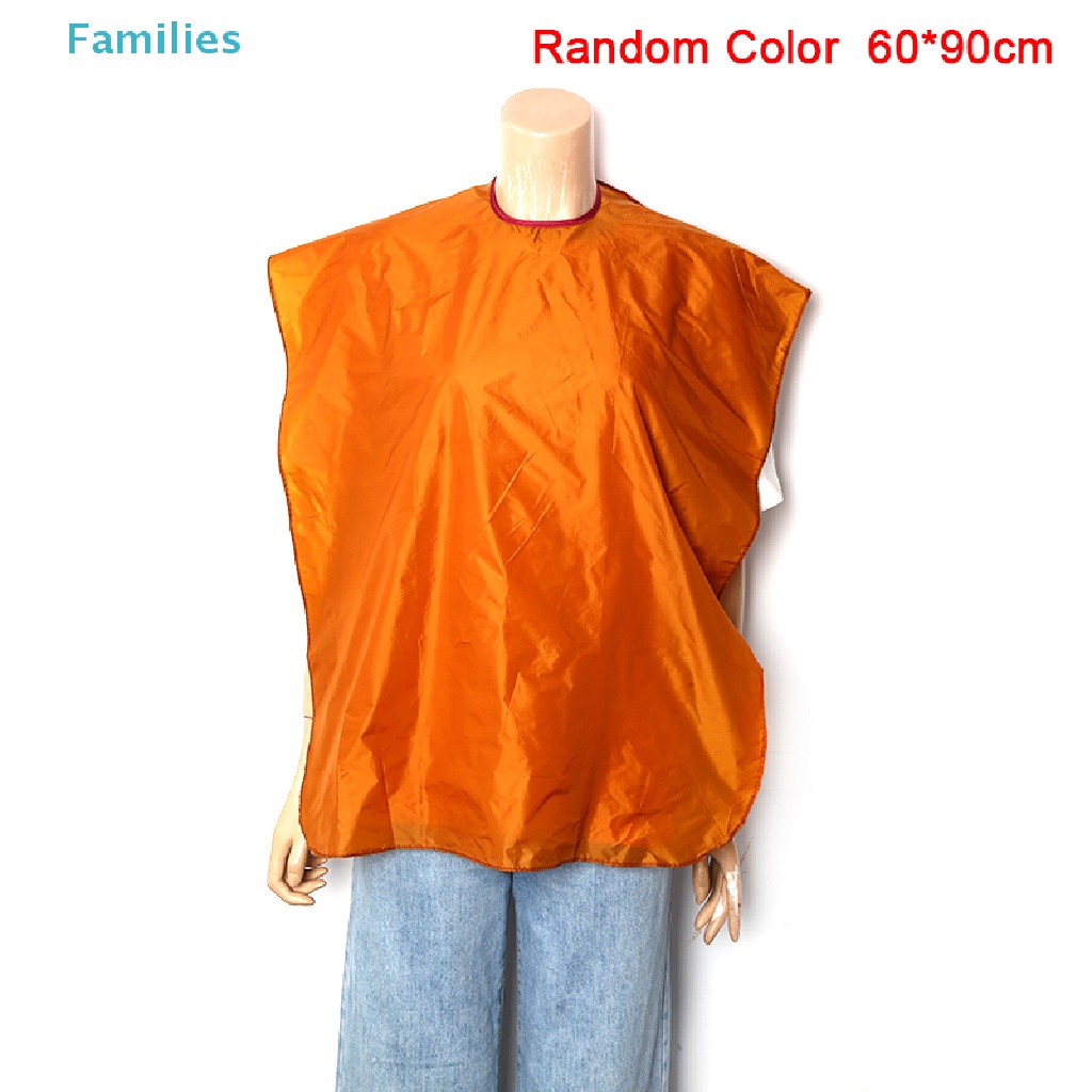 Áo Khoác Cắt Tóc Bằng Vải Nylon Chống Thấm Nước Mới Dành Cho Gia Đình