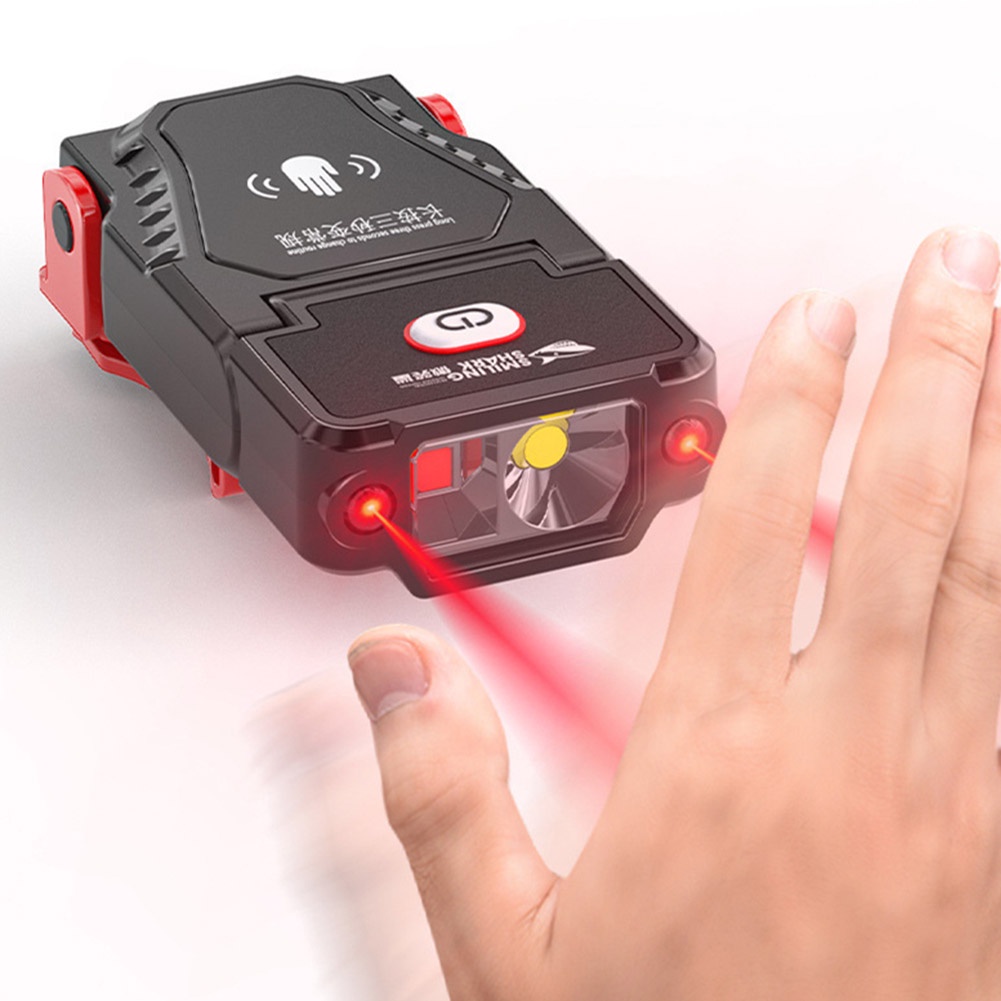 Đèn LED Đeo Trán Sạc USB Có Kẹp Gắn Nón Câu Cá