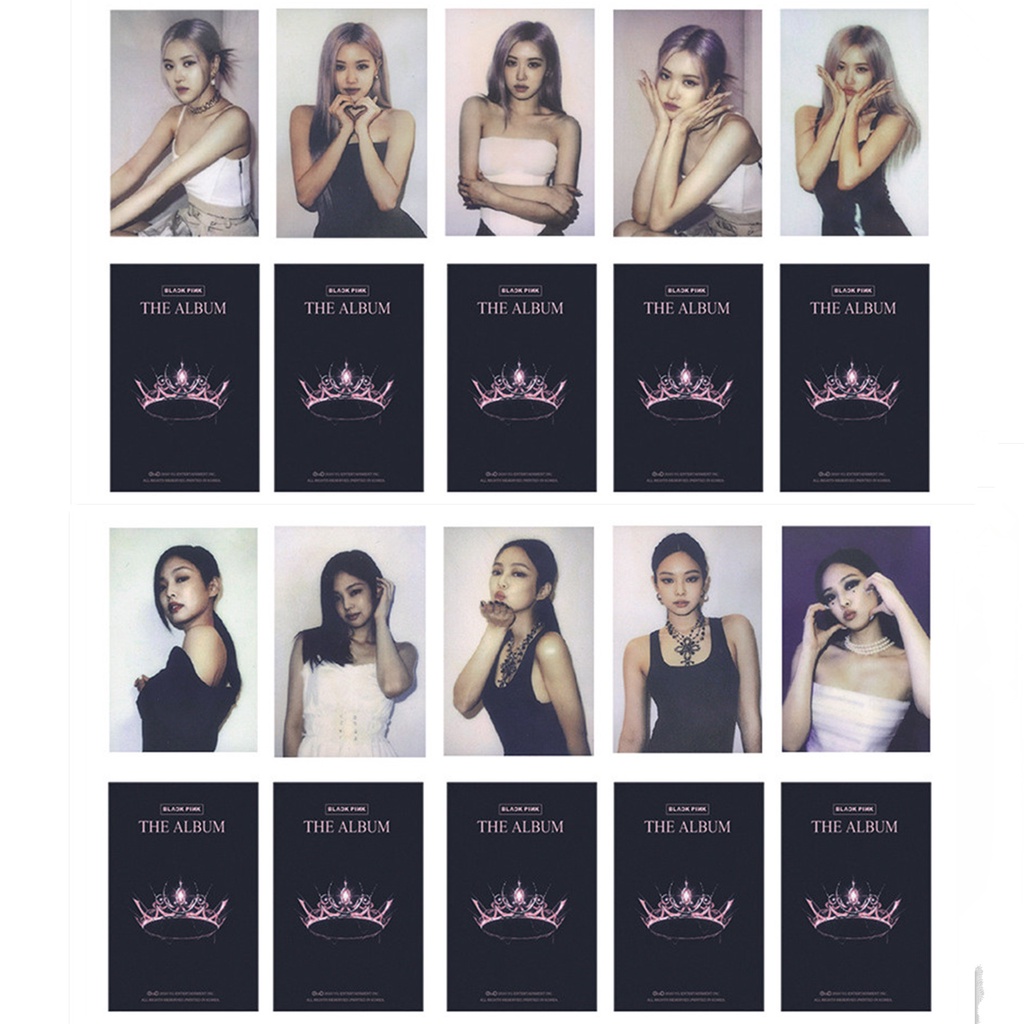 Set 5 Tấm Ảnh Lomo Card JENNIE JISOO Nhóm Nhạc Blackpink YM