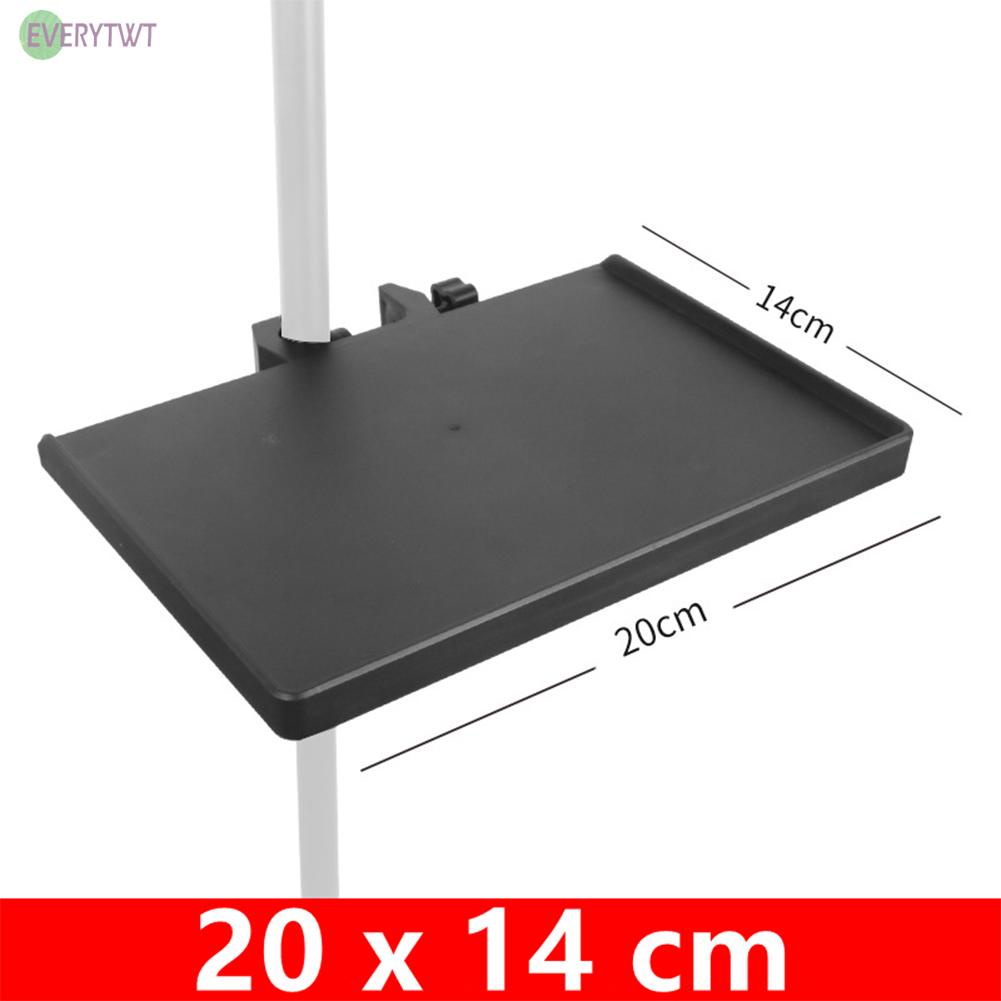 ⭐ Hot Sale ⭐Microphone Stand 1pc Adjustable Clamp Black Clip Plastic Sound Card Tray