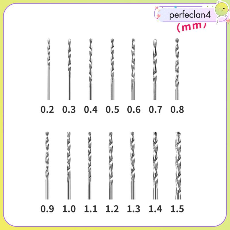 Bộ 14 Mũi Khoan Xoắn Bằng Thép Không Gỉ