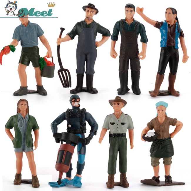 Mô Hình Nhân Vật Đồ Chơi Để Bàn Trang Trí Nhiều Mẫu Mã Đa Dạng