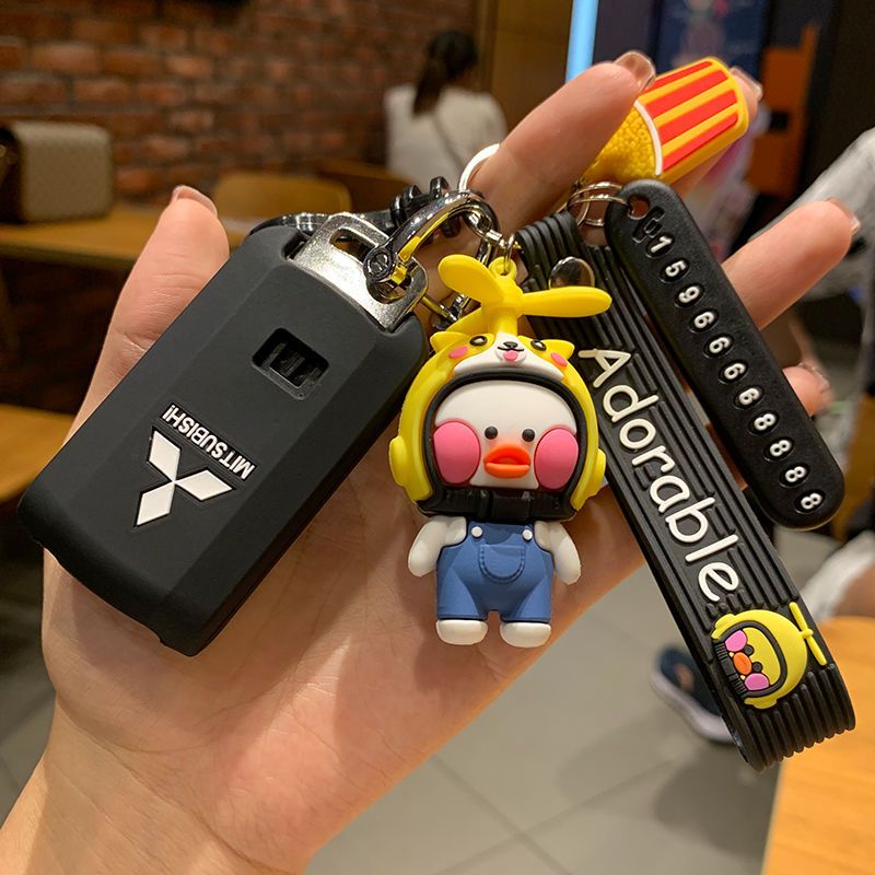 Vỏ Silicon Bảo Vệ Chìa Khóa Xe Hơi Mitsubishi Mirage G4 Triton Mirage / Attrage Xpander Pajero Sport Montero Sport Strada Outlander Pev