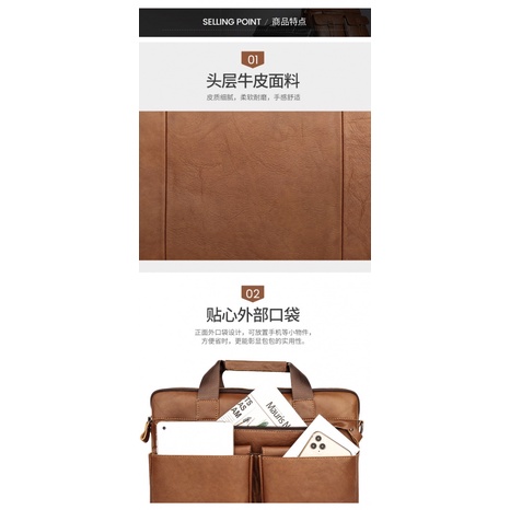 Túi Da Đeo Chéo Phong Cách Retro Âu Mỹ Sang Trọng Cho Nam